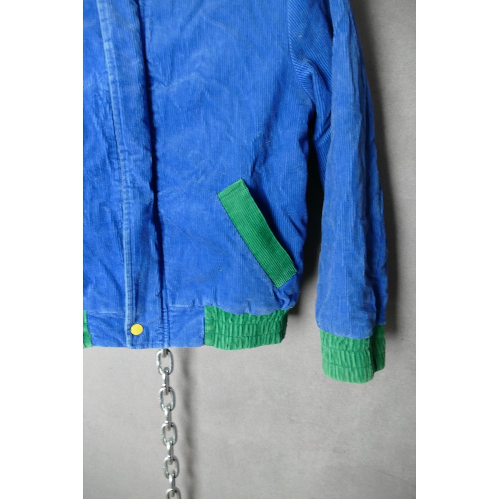 Stella McCartney Kids Blue Corduroy Sherpa Lined Bomber Jacket‎ 12 Years - Picture 3 of 8